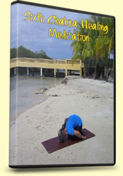 6th Chakra Healing Meditation, Child's Pose with Third Eye to Ground