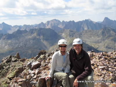Rich and Elle Bieling on Vestal Peak Summit