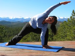 Extended Side Angle yoga pose