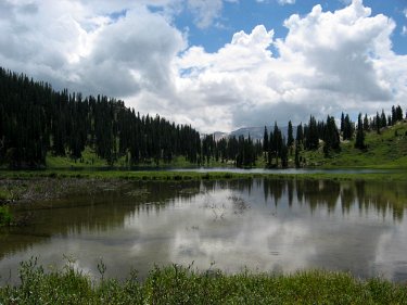 Geneva Lake, near Snowmass and Hagerman Peaks, CO