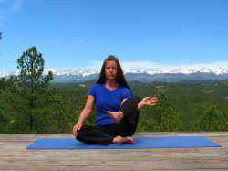 Half Flowering Lotus Pose, Left Side