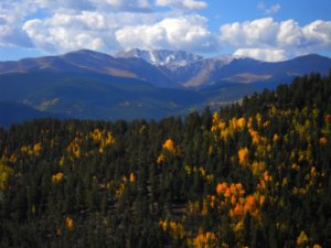 Mount Evans, Colorado, from the "Oh My God" Road, near Idaho Springs
