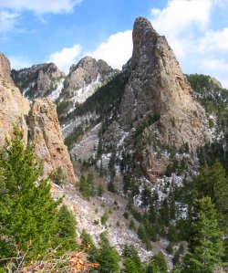 Sandia Mountain View from the La Luz Trail, NM