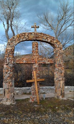 Cross Archways at the Santuario de Chimayo, New Mexico