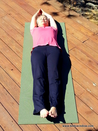 Yin Yoga's Bananasana, Starting Position