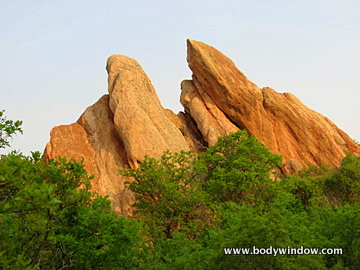 Roxborough Park rock formations, Colorad