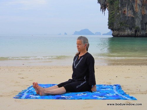 Staff Pose, Pranang Beach, Railay, Thailand Staff Pose, Pranang Beach, Railay, Thailand
