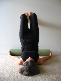 Shoulder Stand on the Wall, Wall Yoga