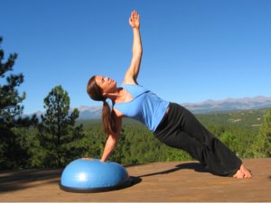 Bosu Balance Trainer for Basic Yoga Poses