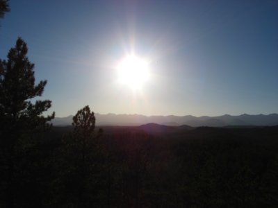 The Light over the Sangre de Cristo Mountains, Colorado