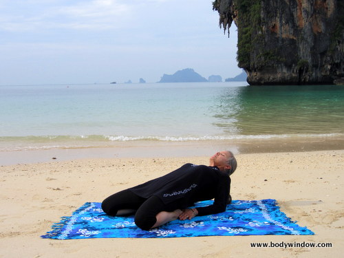 Yin Yoga, Saddle Pose, Halfway Position