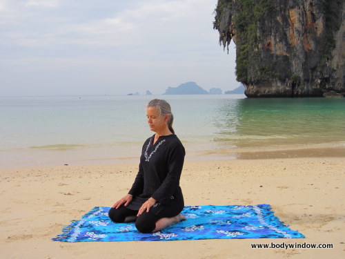 Yin Yoga, Saddle Pose, Starting Position