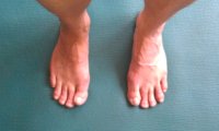 Proper foot position for Tadasana Proper foot position for Tadasana